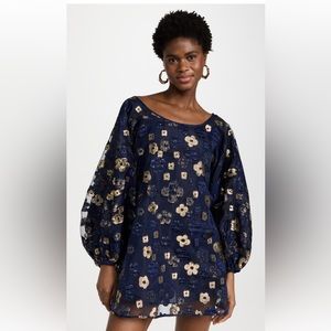 Arianne Elmy Midnight Blue Organza Good Luck Dress